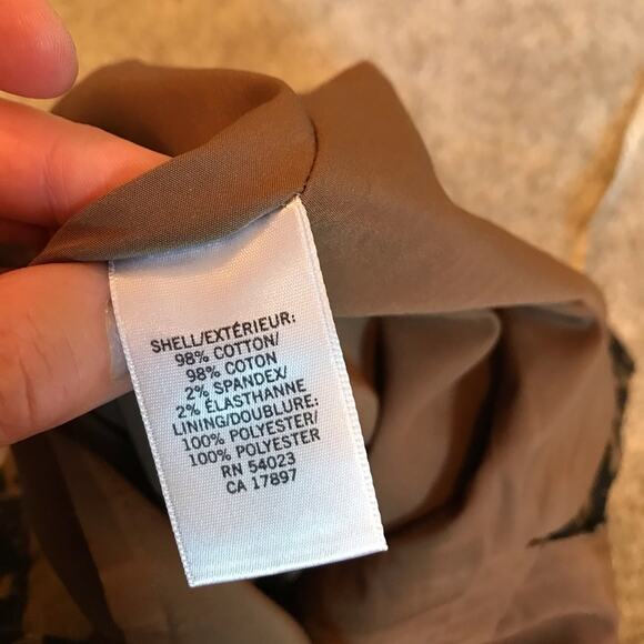 Banana Republic factory leopard pencil skirt size 0 - Picture 6 of 6